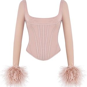 Blush Corset top